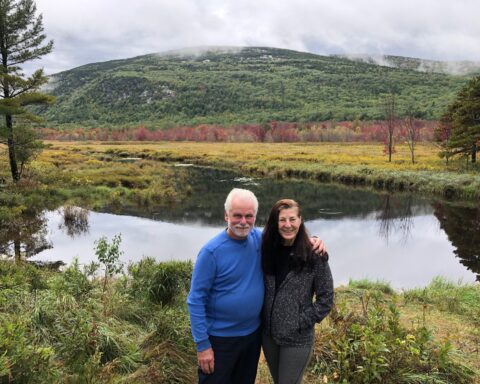Dan and Darlene Byrne visited Maine in 2021.
