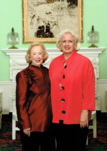 Nancy Nash Harper (right) with her mother Dorothy