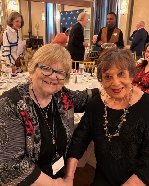 Martha Hartzog and Gloria Pennington