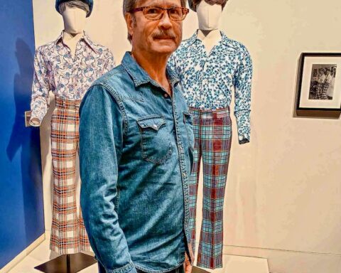 George Jones, at The Harry Ransom Center’s Saturday Night Live Exhibition, remembering a momentous night from his past.