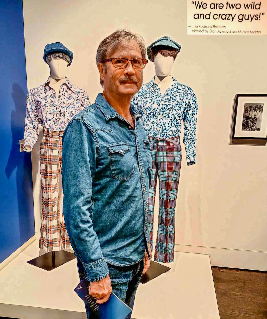 George Jones, at The Harry Ransom Center’s Saturday Night Live Exhibition, remembering a momentous night from his past.