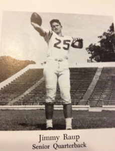 Jim Raup, Austin High quarterback, 1962