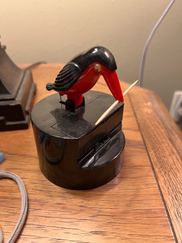 Toothpick holders always come in handy.
