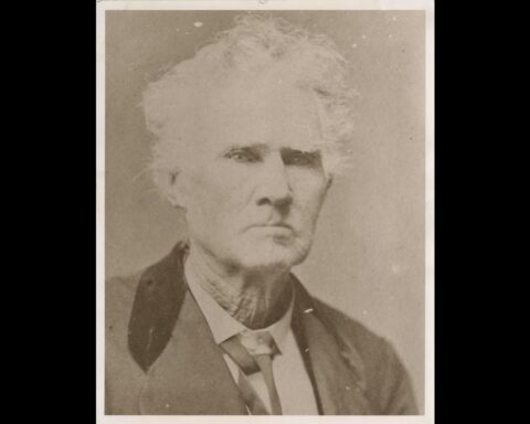 Edwin Waller as an old man (Edwin Waller Sr. Image available on the Internet and included in accordance with Title 17 U.S.C. Section 107.)