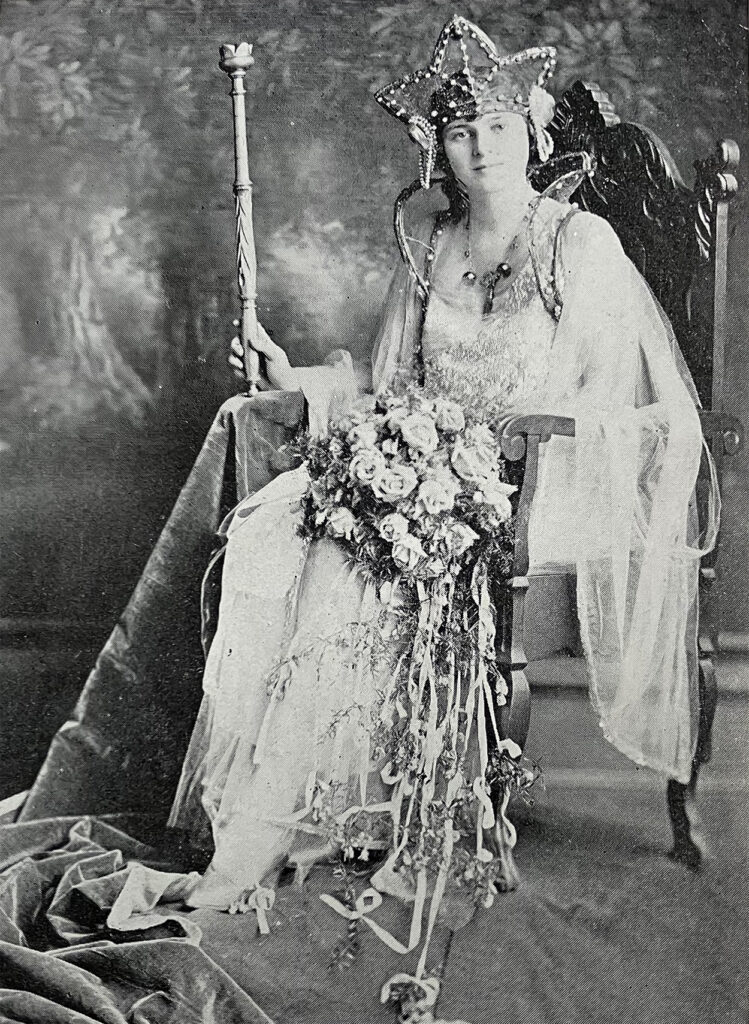 Miss Mildred Griffith, 1920 Queen, San Sam Festival Program, courtesy Austin History Center, City of Austin