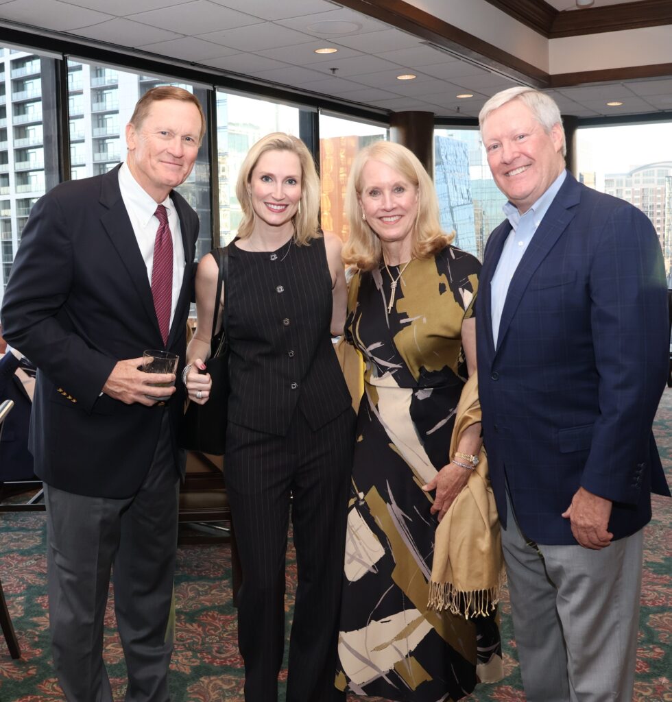Lee Doughtie, Elizabeth Doughtie, Ann Bauer and Meade Bauer, Headliners Club Chairman