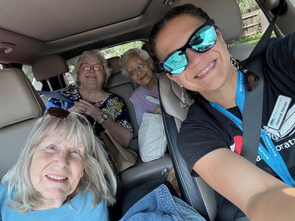 Team member Deborah Nieves takes a group of ladies to Drive a Senior Games Day!