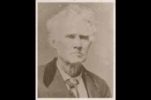 Photo of Edwin Waller as an old man (Edwin Waller Sr. Image available on the Internet and included in accordance with Title 17 U.S.C. Section 107.)