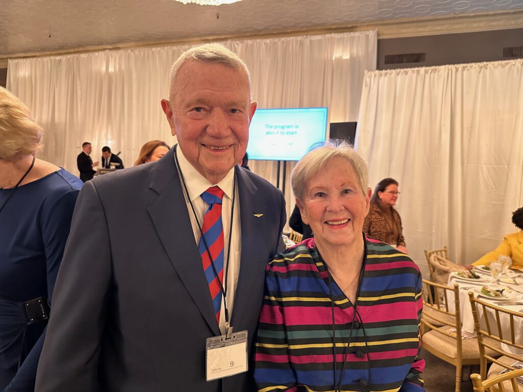 Former Mayor Lee Leffingwell and Ruthann Rushing