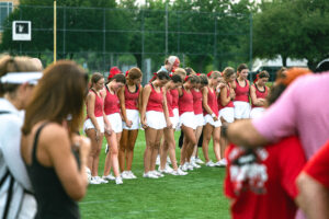 Varsity Cheerleaders at Party at The Quarries
