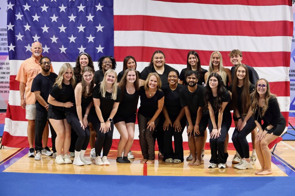 ChampionsTX Coaches and Staff Back Row- Willy Scott, Coach Markel Bunton, Coach Maddie Gilbert, Mrs. Sharonna Banks, Coach Izabella Estrada, Coach Kaia Brooks, Coach Grace Villatoro, Coach Kahla Archibald, Coach Asher Rigo Front Row- Coach Kristelle Rodriguez, Coach Katherine Nichols, Coach Kaylie Berens, Coach Kaitlyn Herriage, Janet Scott, Coach Chelsea Tubonemi, Coach Proloy Azad, Coach Marissa Gonzales, Coach Maria Leidenthal, Sydney Zych