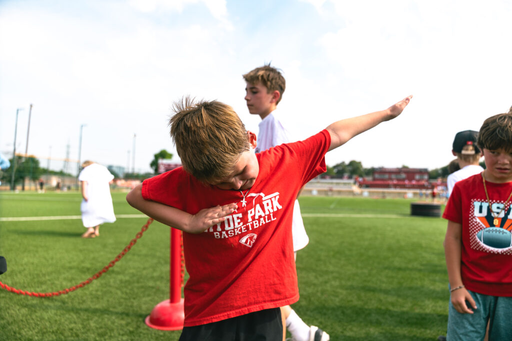 Hyde Park Student, Reid Gregorcyk getting Fired Up