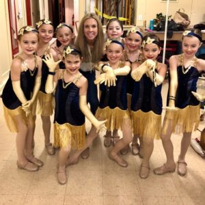 Dance Force Petites-2018 Front row: Grace Harrell, Marin Chasen, Olivia Nykaza, Shaw Dodson Back row: Bea Wittenbraker, Clary McDowell, Zadie Beavers, Leigh Simmons, Alice Chesney, Monroe Washmon