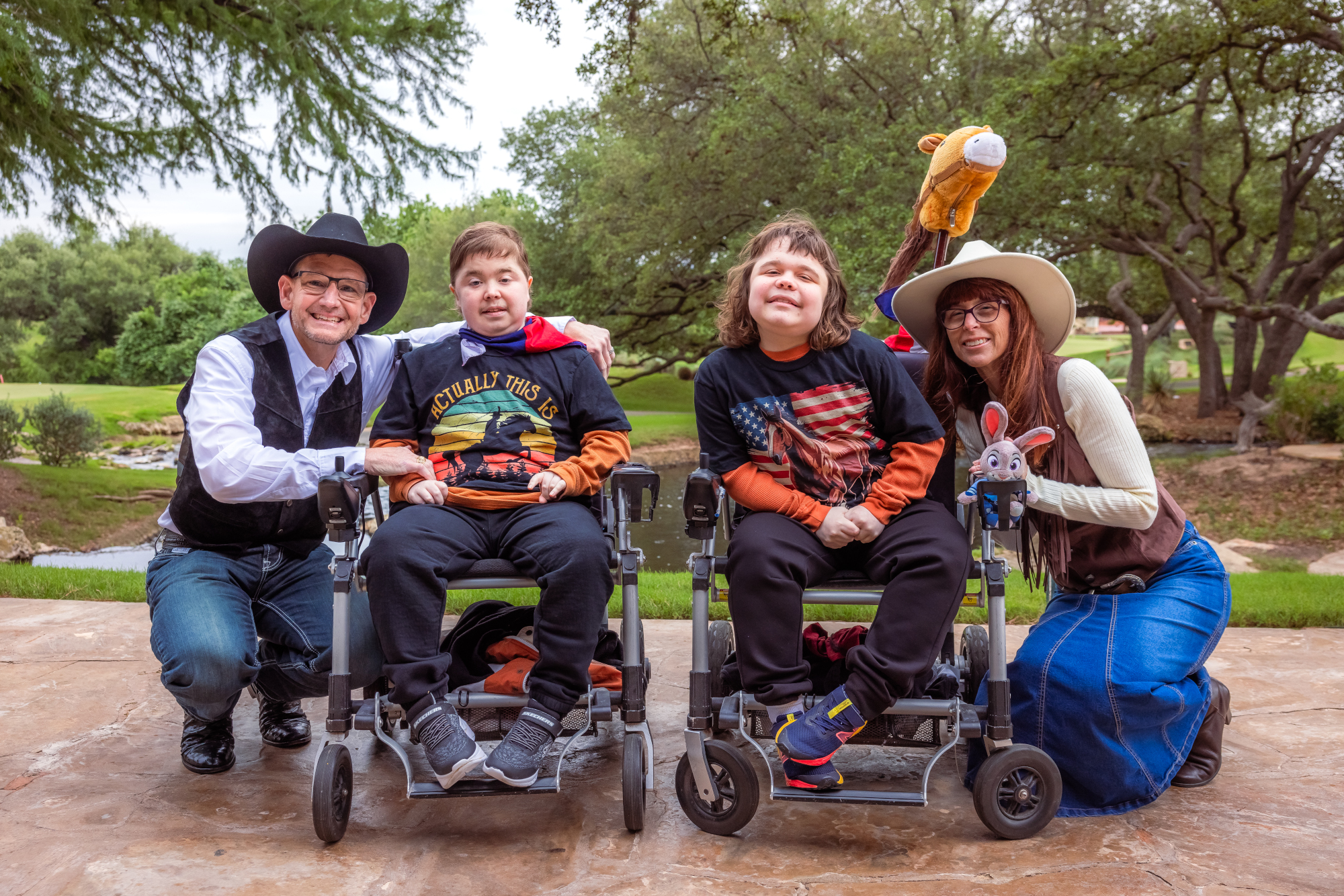 Tim, Timothy, Andrew, and Laura Revell