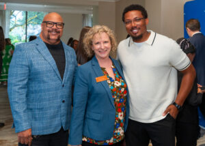 Patrick Patterson, Tara Kirkland, and BGCAA Director of Strategic Partnerships Paul Turner