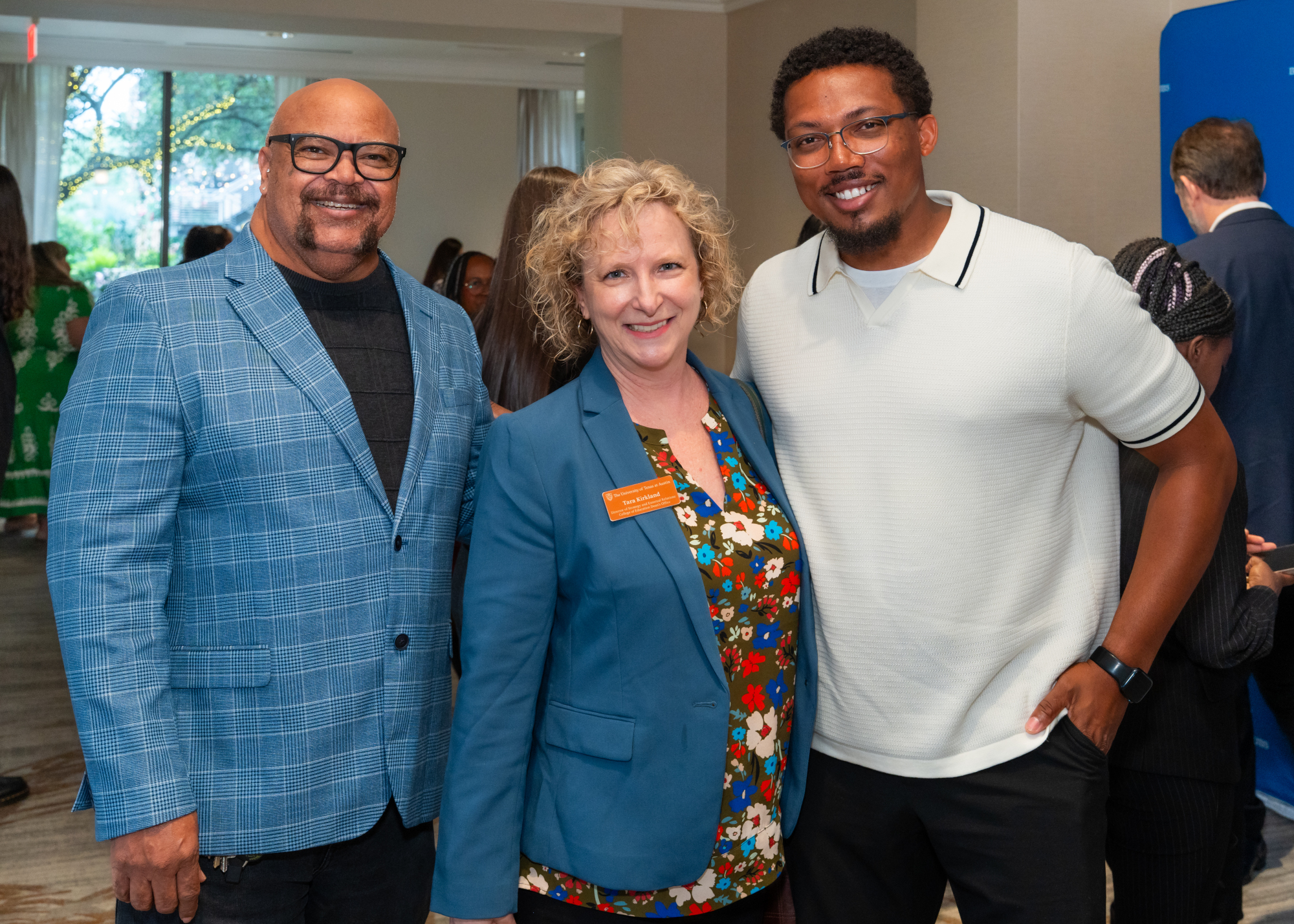 Patrick Patterson, Tara Kirkland, and BGCAA Director of Strategic Partnerships Paul Turner