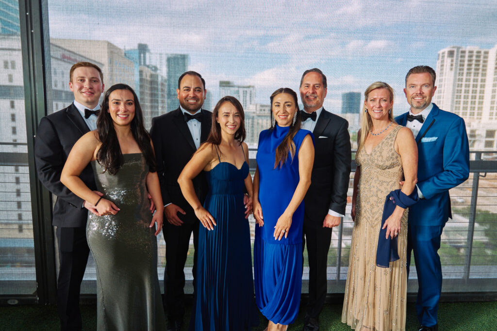 Patrick and Fatima Zernell, Steven and Priscilla Ortega, Adriana and Will Shipp, and Nicole and Tom Boren