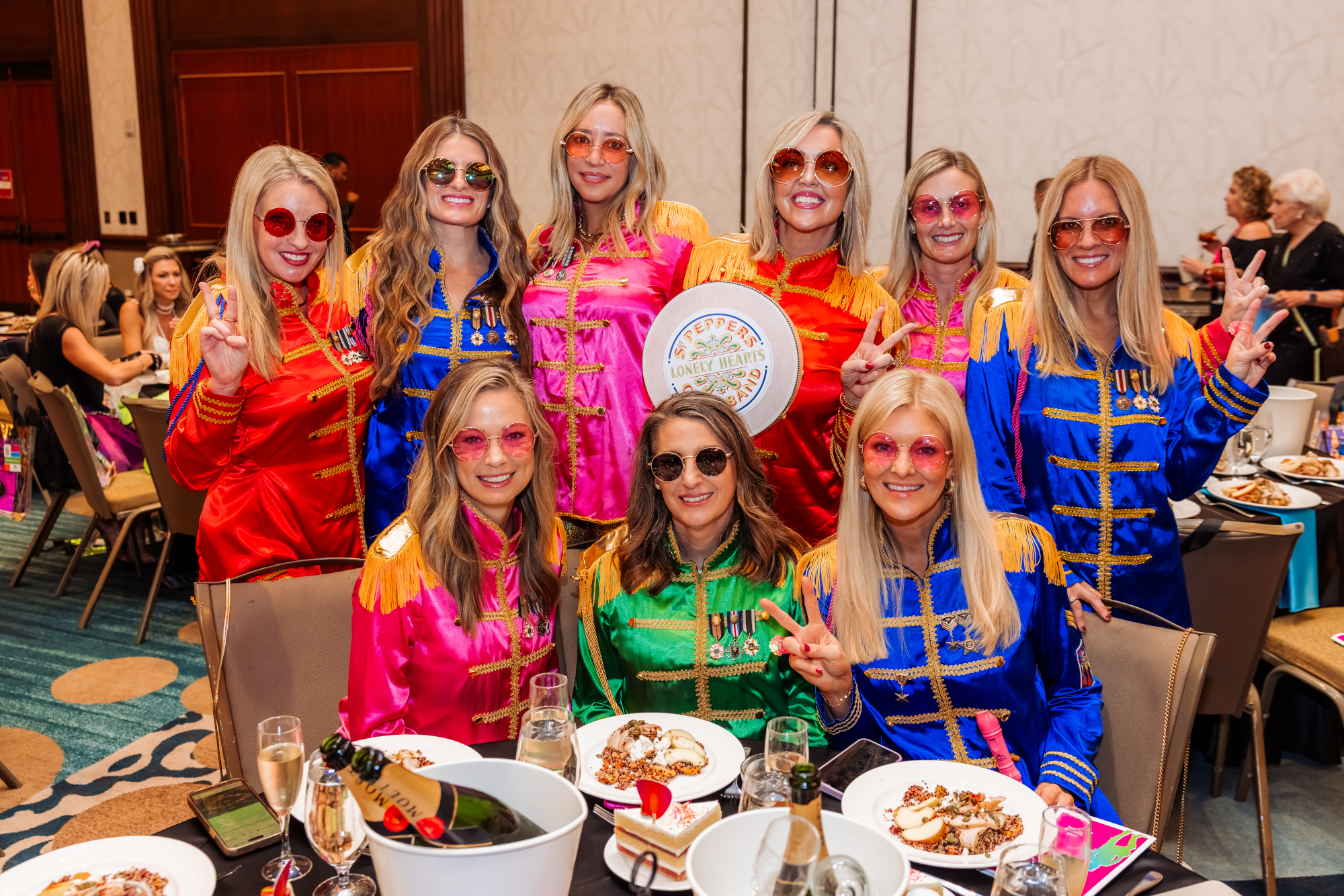 Back row, L-R, Heather Davis, Catherine Gleitman, Casey McArdle, Brittney Barnette, Erin White, Jennifer Hill. Seated, L-R Lindsay Tomasik, Sally Littleworth, and Kristin Murphy