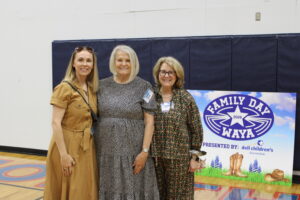 Laura Davis, Betsy Davis, and Ginny Frye