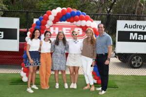 Board Member Katherine Goehring; Board Member Dalton Young; Executive Director Melissa Morrow; WAYA Board President Elect Shaun Dickerson; Board Member Michele Karp; Board President Brent Metschan