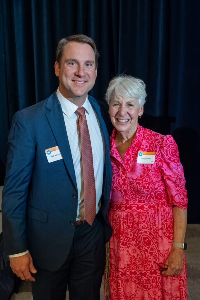 People’s Community Clinic CEO Matt Balthazar and Susie Jastrow
