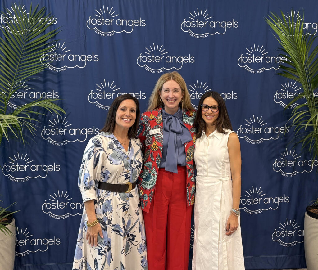 Event Co-Chair Danielle Delgadillo, Foster Angels Executive Director Terry Quinn, and Event Co-Chair Lina Flake