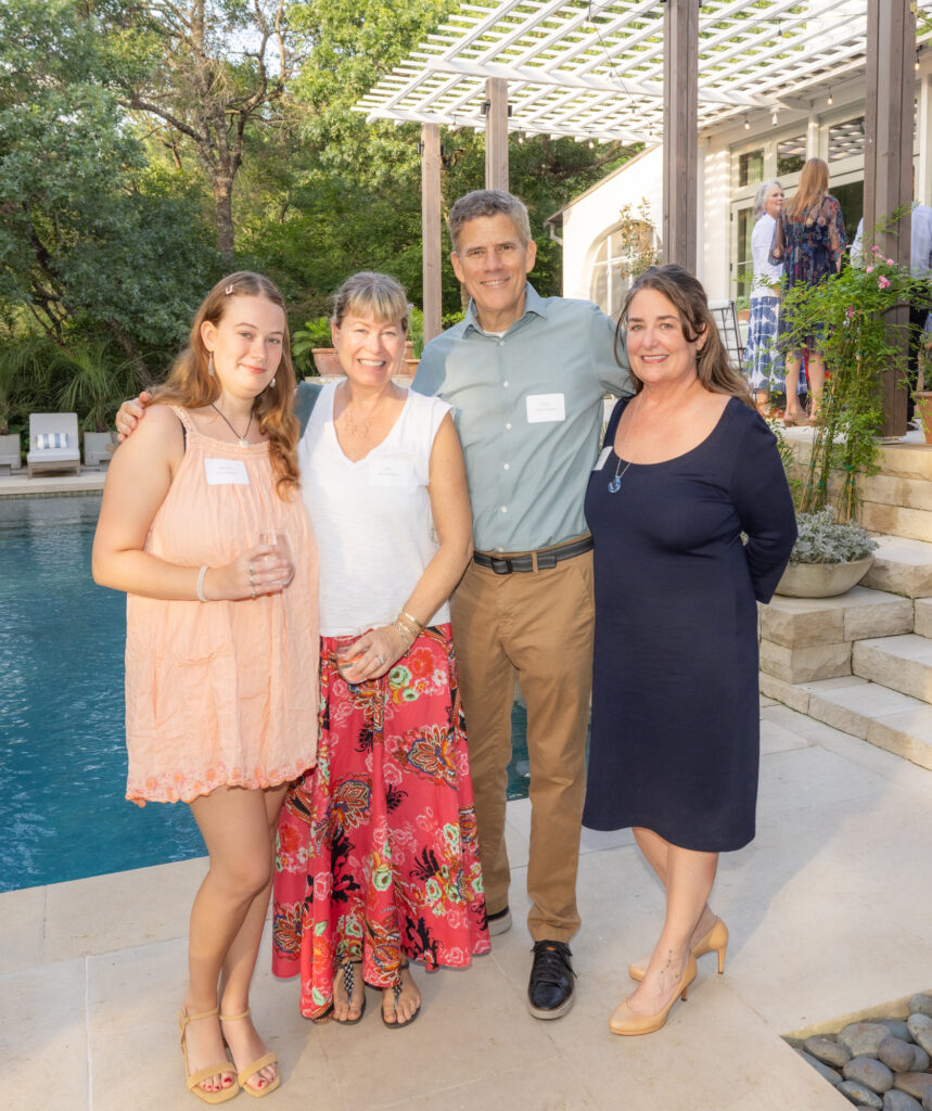 Annie, Amy, and Paul Hoffman, and Kelsi Reeves