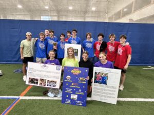 Back row, L-R, Oscar Whittenbreaker, Beau Bullion, Jack Burnham, Luke Mabley, Ben Gilliham, Andrew Shoberg, Aydan Key, Brooks Moore, James Dalton, Reed Robinson, Brammer Knisley Front row, L-R, Mary Louise Townsend, Claire Nelson, Melanie Kay Price, and Madeleine Cohen