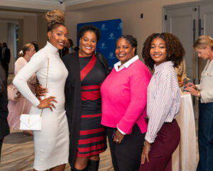 Bianna Bright, LaKissa Bright, Ladders for Leaders Advisory Chair Genail Marthol, and Ladders for Leaders Intern Ryia B.