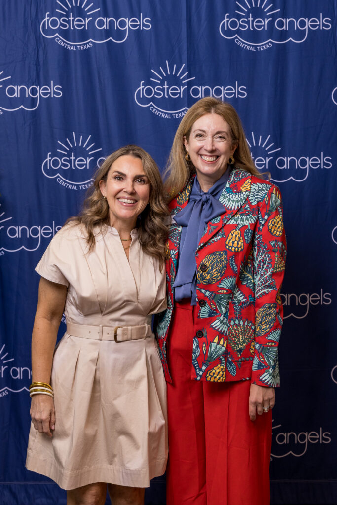 H-E-B Senior Director of Public Affairs Heidi Post and Foster Angels Executive Director Terry Quinn