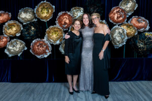 Joanna Mesecke, Executive Director of Dell Children’s Foundation Susan Hewlitt, and Anne Teel