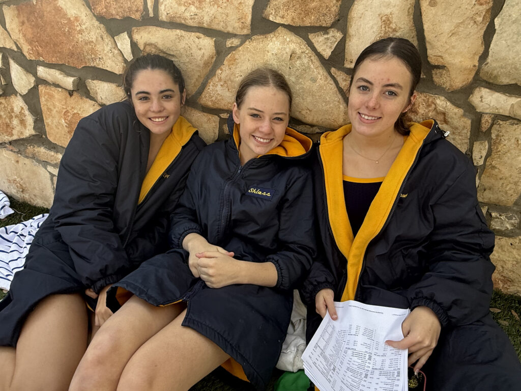 Maible Epp, Eliza Miller and Adelaide Cronin.