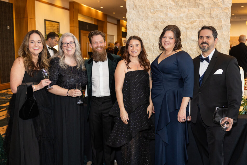 Shea Jones, Laura Woolford, Worth and Natalie Carroll, Emily Rudenick LeBlanc, and Toby LeBlanc