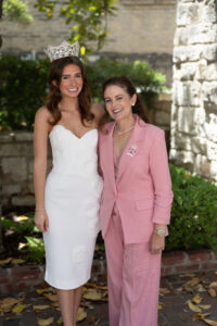 Diamond Queen Katherine Alyssa Oddo and former WSL President Karey Nalle Oddo.