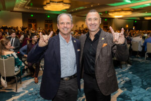 Robert Gauntt and Coach Steve Sarkisian