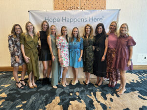 Kelly Newberry, Ann Townsend, Megan Labunski, Allyson Hertel, Xio Wilson, Darby Berra, Brandy Reimers, Hunter Norris, Leslie Newberry, and Melanie Dow