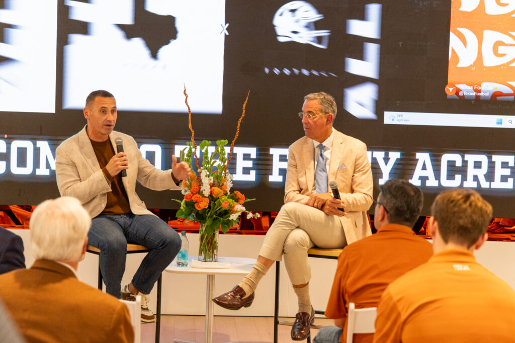 Coach Sarkisian and Chris Del Conte