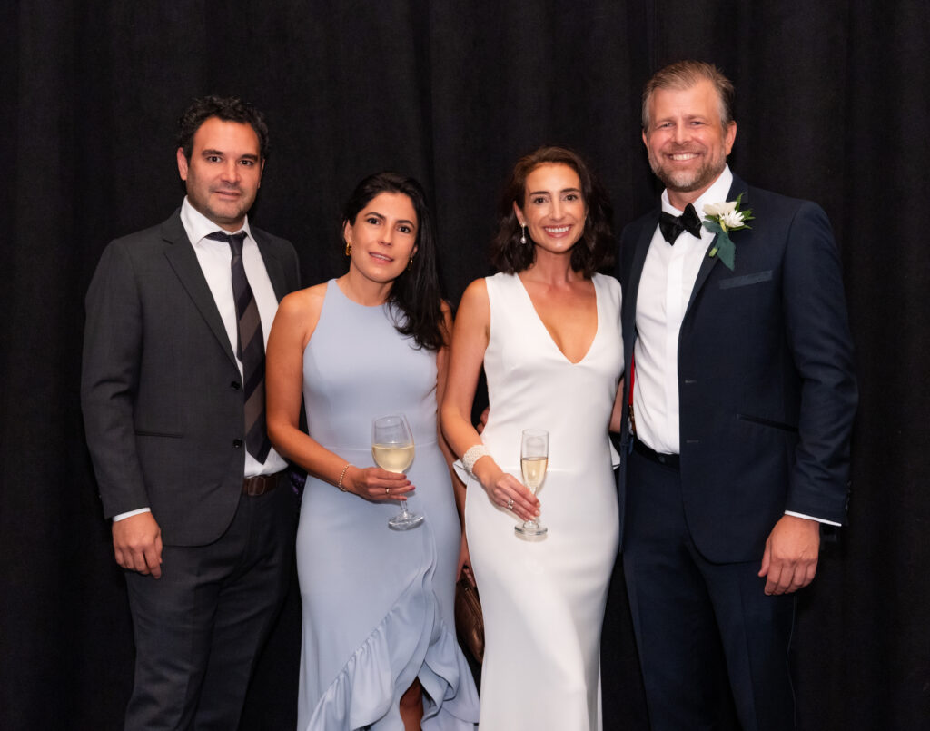 Franz Goldberg, Inez Morel, Maria Ybanez, BGCAA Board Chair Mario Zambrano