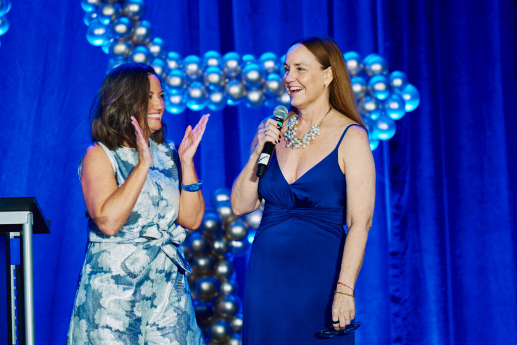 Wish Night Chair and Board Member Amy King and Make-A-Wish CEO Andrea Taurins
