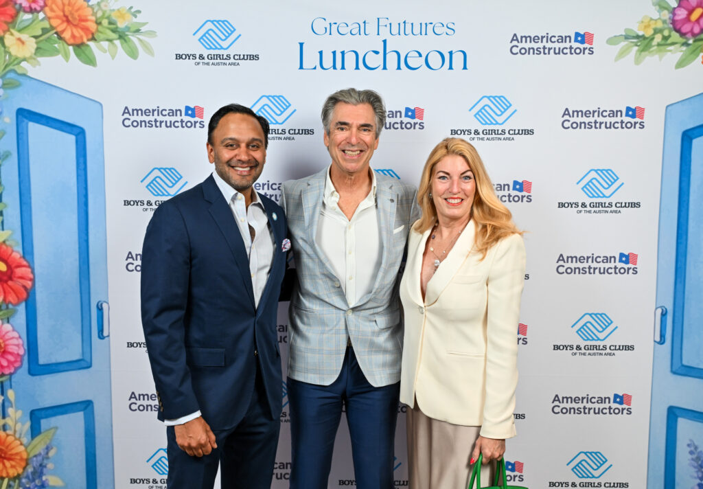 BGCAA Board Chair Raj Doshi, Ken Corby and Candice Corby