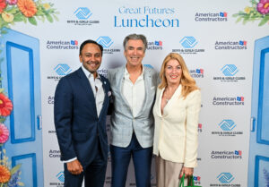 BGCAA Board Chair Raj Doshi, Ken Corby and Candice Corby