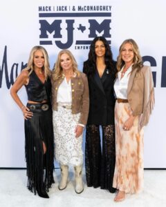 Tara Rudes Dann, Sally Brown, Camila Alves McConaughey, and Jessica Bush