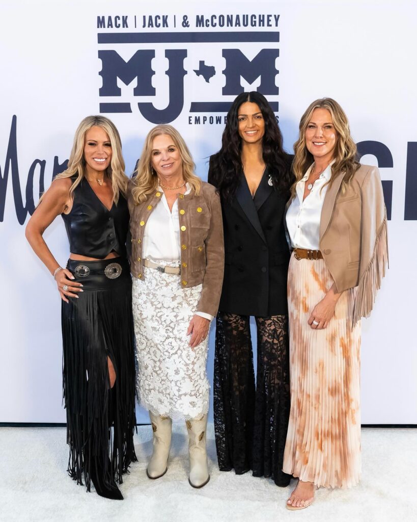 Tara Rudes Dann, Sally Brown, Camila Alves McConaughey, and Jessica Bush