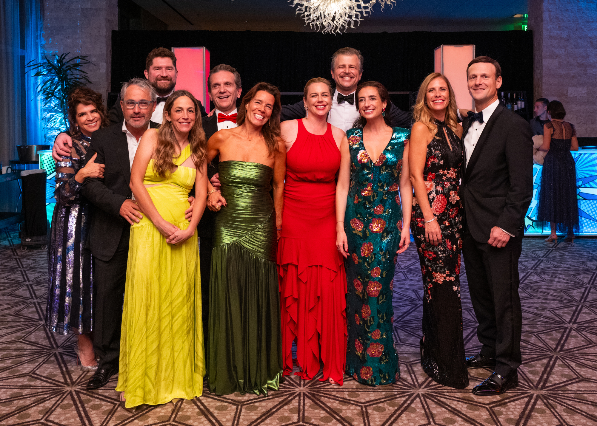 Left to Right: Nancy Seni, Ricardo del Blanco, John Seni, Isabel Ocejo, Thanasis Iatrou, Julie Chidaris, Alice Cadestin, Mario Zambrano, Maria Ybañez, and Ornella and Jordan Richards