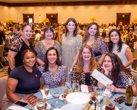 Back Row: Carmen Robles-Bustillos, Ashley Cross, Rachel Booth, Nicole Inman, and Luci Ortiz Front Row: Adel Maitland, Claire Andersen, Debbie Norvell, and Crystal Jacobson