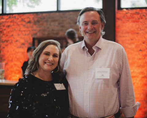 Holly Wissmann and Event Chair Jeffrey McDowell