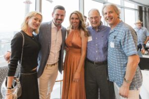 Tobie Funte, Scott and Cassie Bale, Bud Silverberg, and Kaylen Silverberg