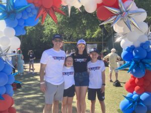 Miguel, Ellie, Katie, and Tomas Romano