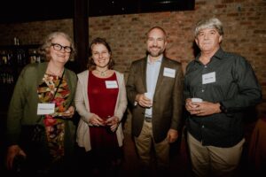 Melissa Livsey, Theana and Aaron Snyder, and Mark Livsey