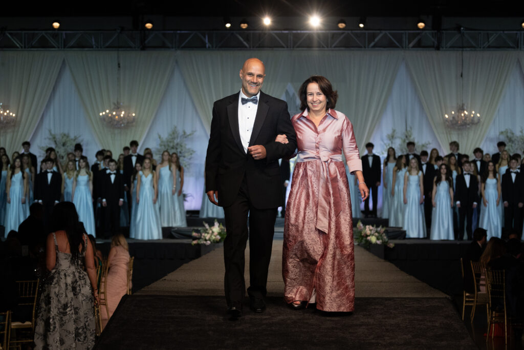 Steve Miura and Helping Hand Society President Ellen Miura